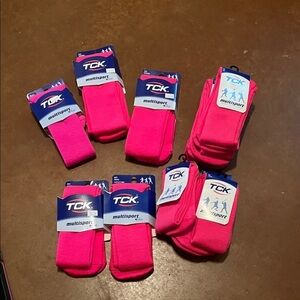 TCK Multisport Bright Pink Athletic Socks